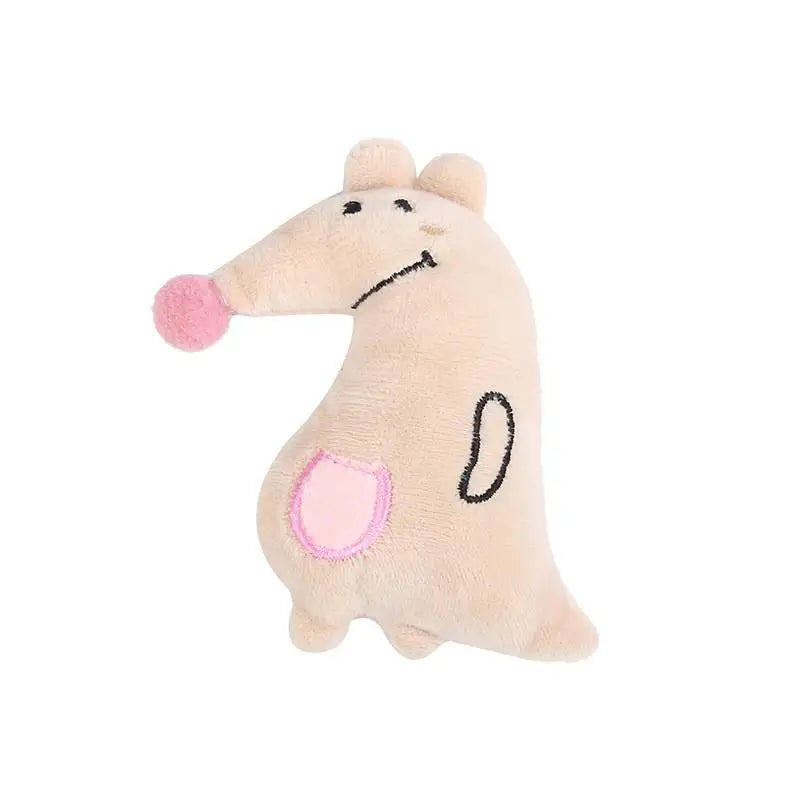 Plush Catnip Chew Toy – Fun Animal Shape for Kittens & Cats