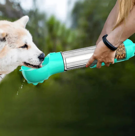 3-in-1 Portable Dog Water and Food Dispenser