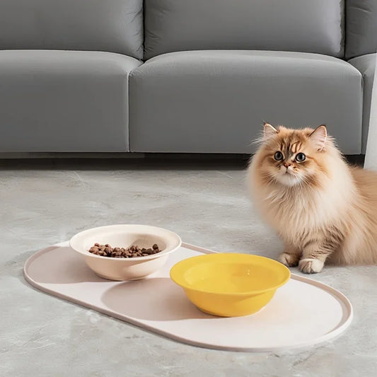 Waterproof Non-Slip Feeding Mat for Cats & Dogs