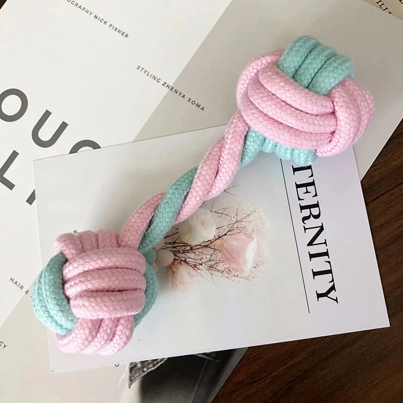 6-Pack Durable Cotton Rope Dog Toys – Teeth Cleaning, Tug of War & Fetch