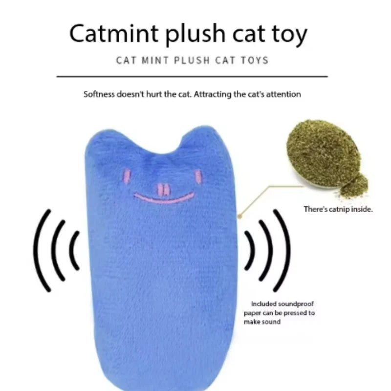 Interactive Catnip Plush Toy – Fun Chewing & Clawing for Cats