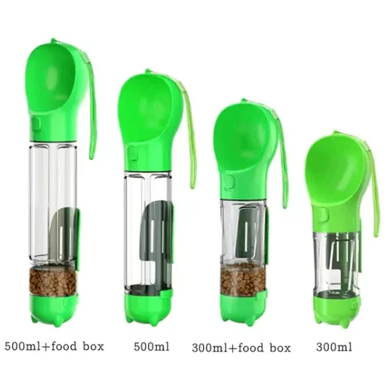 3-in-1 Portable Dog Water and Food Dispenser
